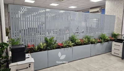 نمونه کار ✅ فلاورباکس پارتیشنی فلزی البرز نیرو