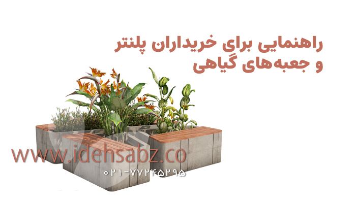 راهنمای خرید پلنتر یا فلاور باکس | شرکت ایده سبز