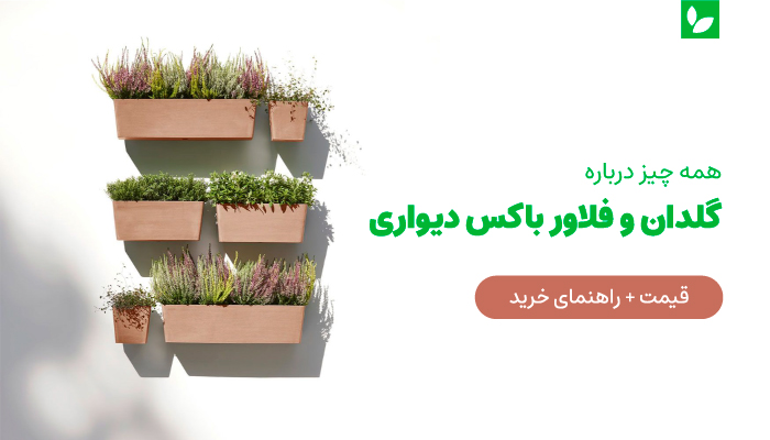 خرید گلدان و فلاور باکس دیواری برای تغییر چهره دیوارها | شرکت ایده سبز
