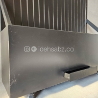 فلاورباکس پارتیشنی فلزی دارای کشوی تخلیه آب