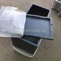 فلاورباکس فایبرگلاس افقی دارای سینی تخلیه آب