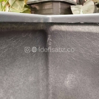 فلاورباکس فایبرگلاس طولی دارای لبه‌های خم خورده