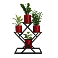 خرید استند گلدان فلزی مدل X کوتاه