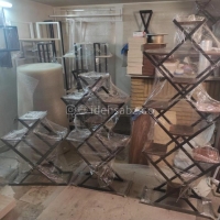 خرید استند گلدان فلزی مدل X
