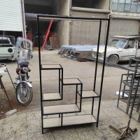 استند گلدان فلزی قفسه‌ای