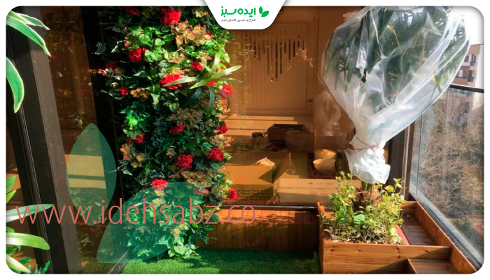 نمونه کار | دیزاین تراس سبز