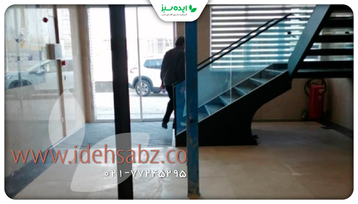 نمونه کار | ساخت باغچه زیر پله