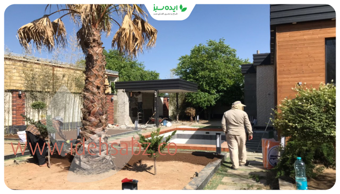 نمونه کار | باغچه سازی