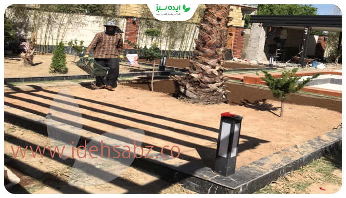 نمونه کار | محوطه باغچه سازی
