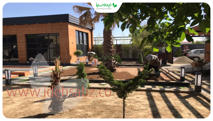 نمونه کار | دکوراسیون فضای باز