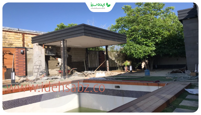 نمونه کار | ساخت پرگولا  ویلای کردان