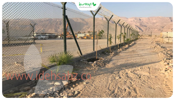نمونه کار | محوطه سازی فضای کارگری