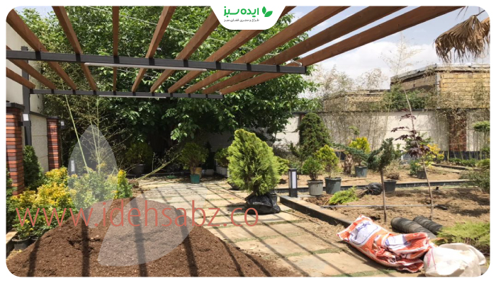 نمونه کار | کاشت گیاها ن مناسب فضای باز