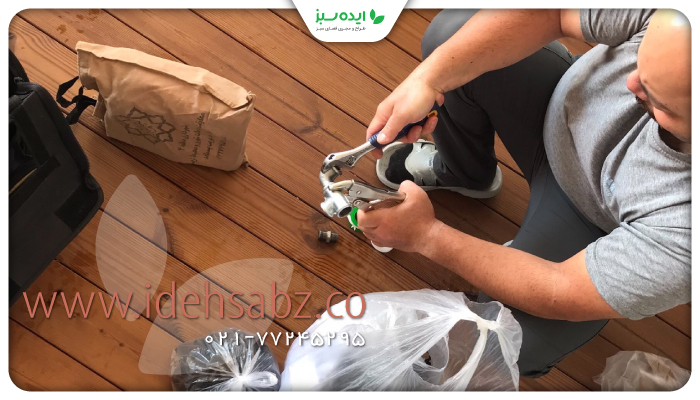 نمونه کار | ابیاری گیاهان تراس 