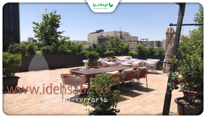 نمونه کار | بام سبز نیمه متمرکز در خیابان شیخ بهایی