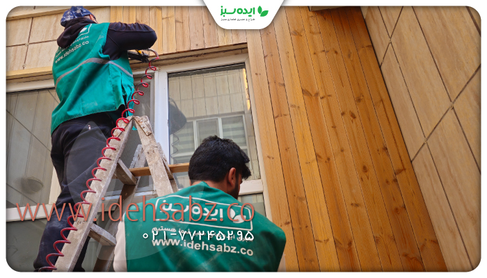 نمونه کار | آبنمای دیوار خیس با گاتر اختصاصی