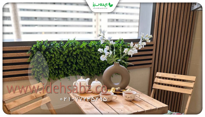 نمونه کار | دکور تراس کوچک