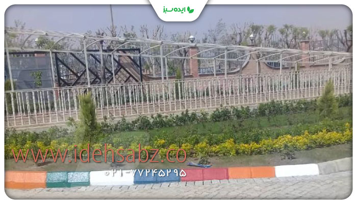 نمونه کار | محوطه سازی کارخانه صنایع پلاستیک پرند