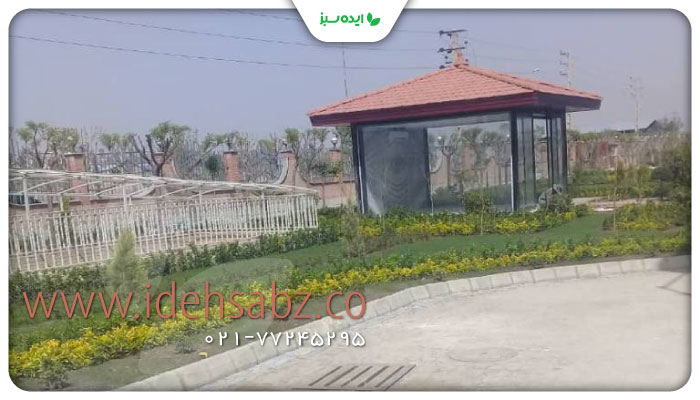 نمونه کار | پوشش گیاهی  فضای صنعتی