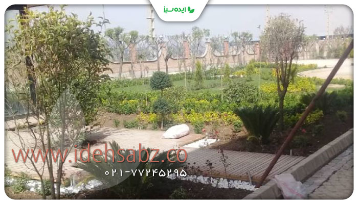 نمونه کار | محوطه سازی کارخانه