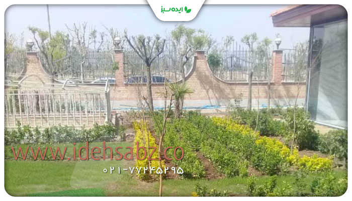 نمونه کار | پروژه محوطه سازی کارخانه صنایع پلاستیک پرند