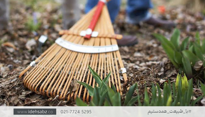 نحوه کاشت چمن رول طبیعی | تمیز کردن خاک