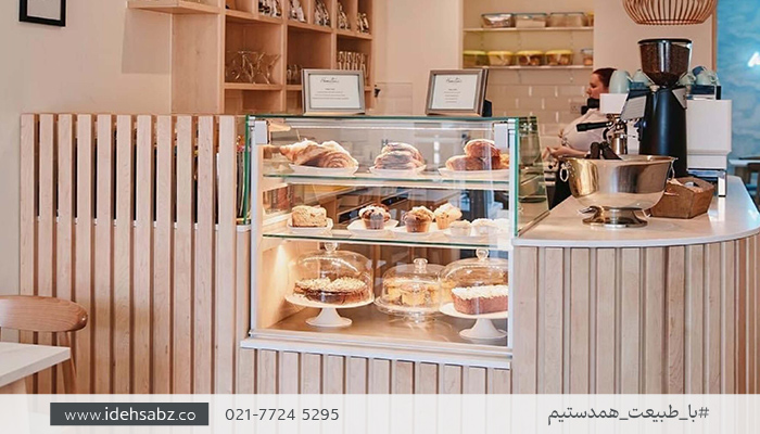 طراحی میز پیشخوان شیشه&zwnj;ای | میز کانتر شیشه&zwnj;ای