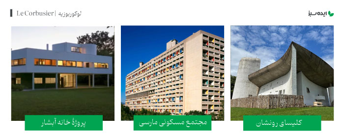 آثار معمار مشهور لوکوربوزیه | Le Corbusier