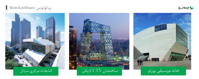 آثار معمار مشهور رم کولهاس | Rem Koolhaas