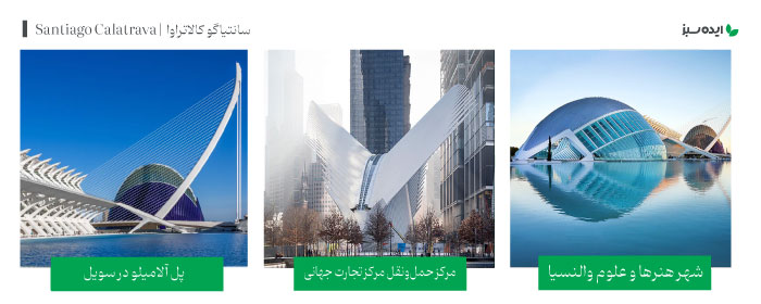 آثار معمار مشهور سانتیاگو کالاتراوا | Santiago Calatrava