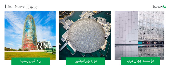 آثار مهمار معروف ژان نوول | Jean Nouvel