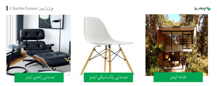 آثار مهم معمار معروف چارلز ایمز | Charles Eames